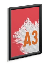 Rámeček hliníkový Durable A3 - černá