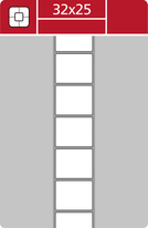 Etikety pro termotransferové tiskárny - 32 x 25 mm / 3000 etiket na kotouči