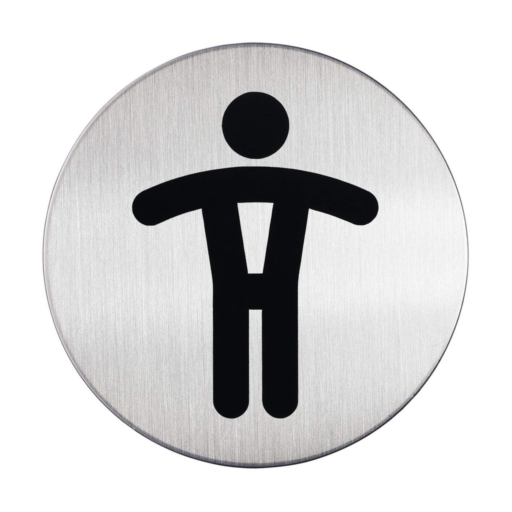 Piktrogram nerez Durable - WC páni / Ø 83 mm