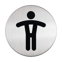 Piktrogram nerez Durable - WC páni / Ø 83 mm
