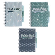 Blok kroužkový Pukka Pad Glee - A5 / linka / mix barev