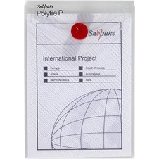 Spisové desky s drukem Snopake Polyfile - A7 / čirá