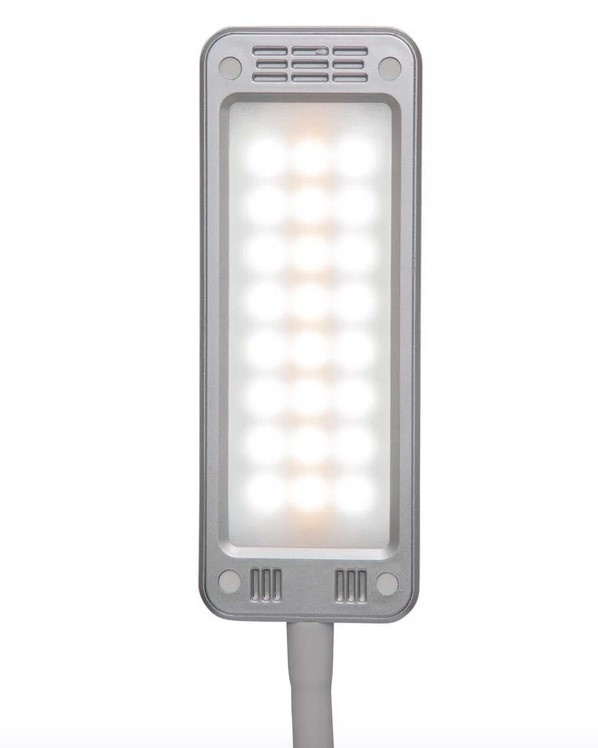 Lampa LED Maul pearly color vario stmívatelná - stříbrná