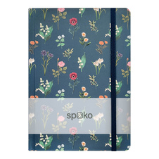 Kniha záznamní SPOKO - A5 / linka / Flowers II