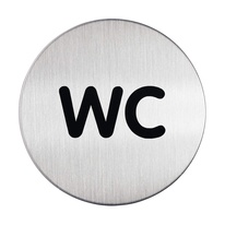 Piktrogram nerez Durable - WC / Ø 83 mm