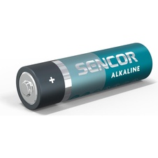 Baterie Sencor alkalická tužková AA LR6 / 4 ks