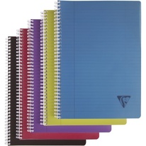 Blok kroužkový Clairefontaine Linicolor intesive A4 - linka / 90 listů / mix barev