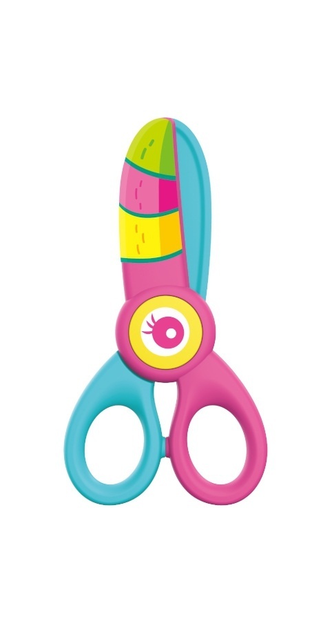 Nůžky dětské KEYROAD - Flamingo