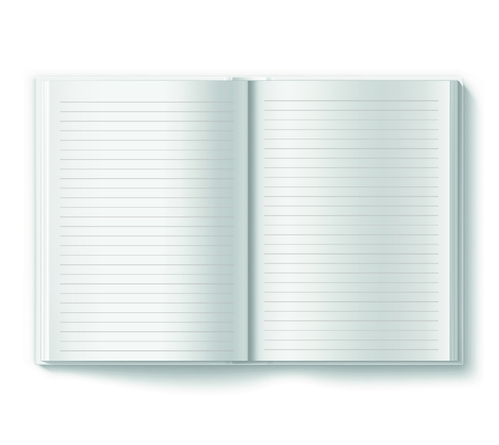 Kniha záznamní A5 - linka / 100 l / louka