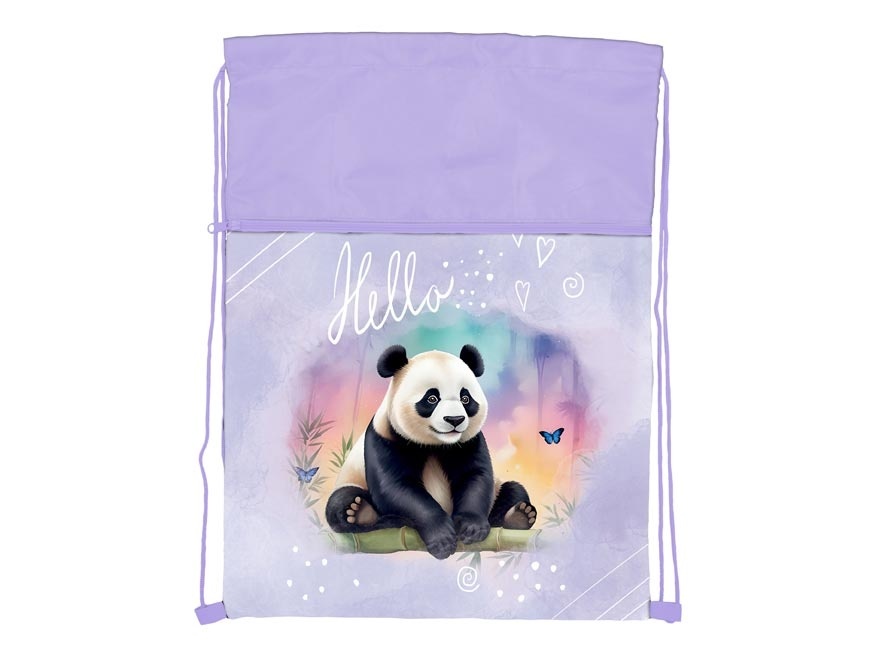Sáček na přezůvky - panda