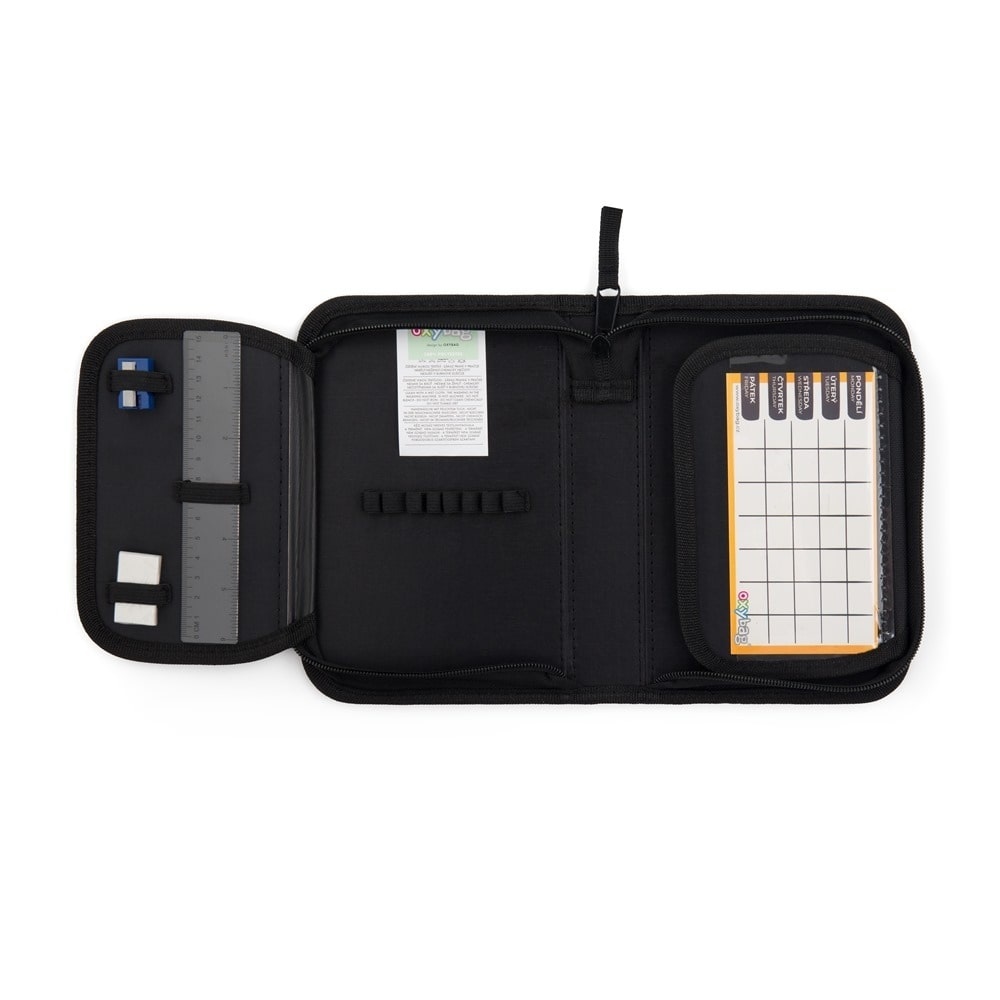 Penál Unicolor jednopatrový - modrá