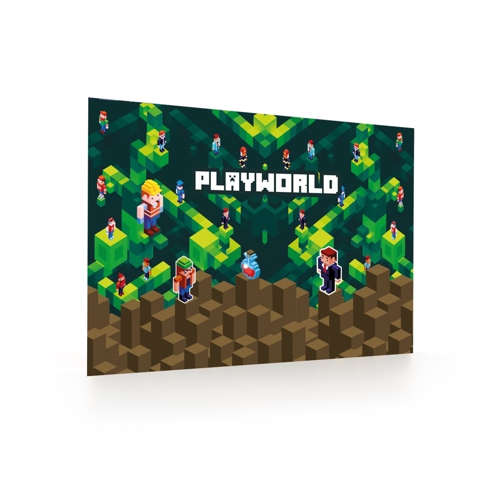 Pracovní podložka s obrázkem - Playworld / 60 x 40 cm