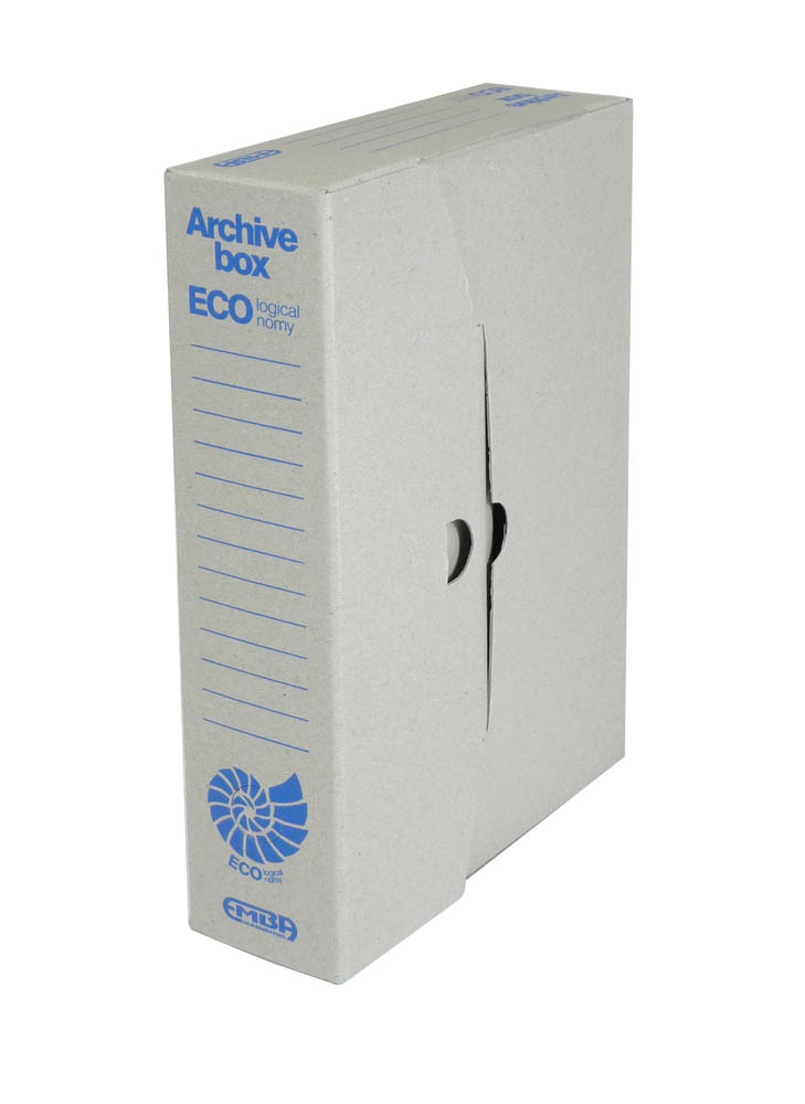 Archivní box Emba Economy /  32,5 x 24 x 7,5 cm / modrá
