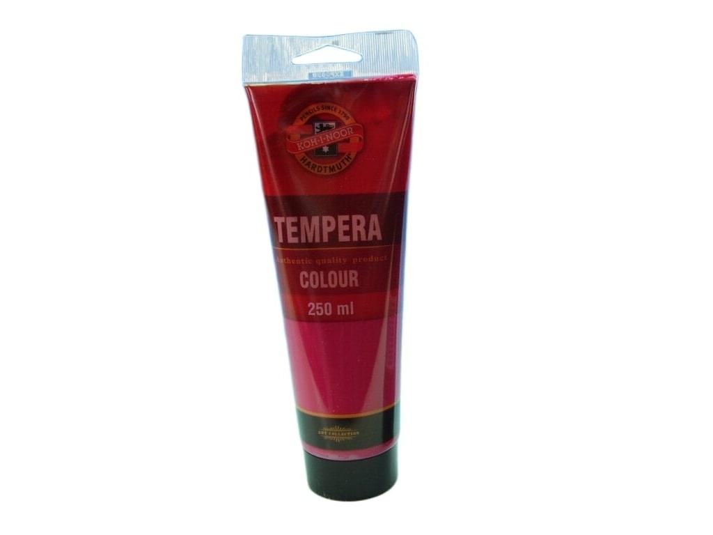 Temperová barva - purpurově červená / tuba 250 ml