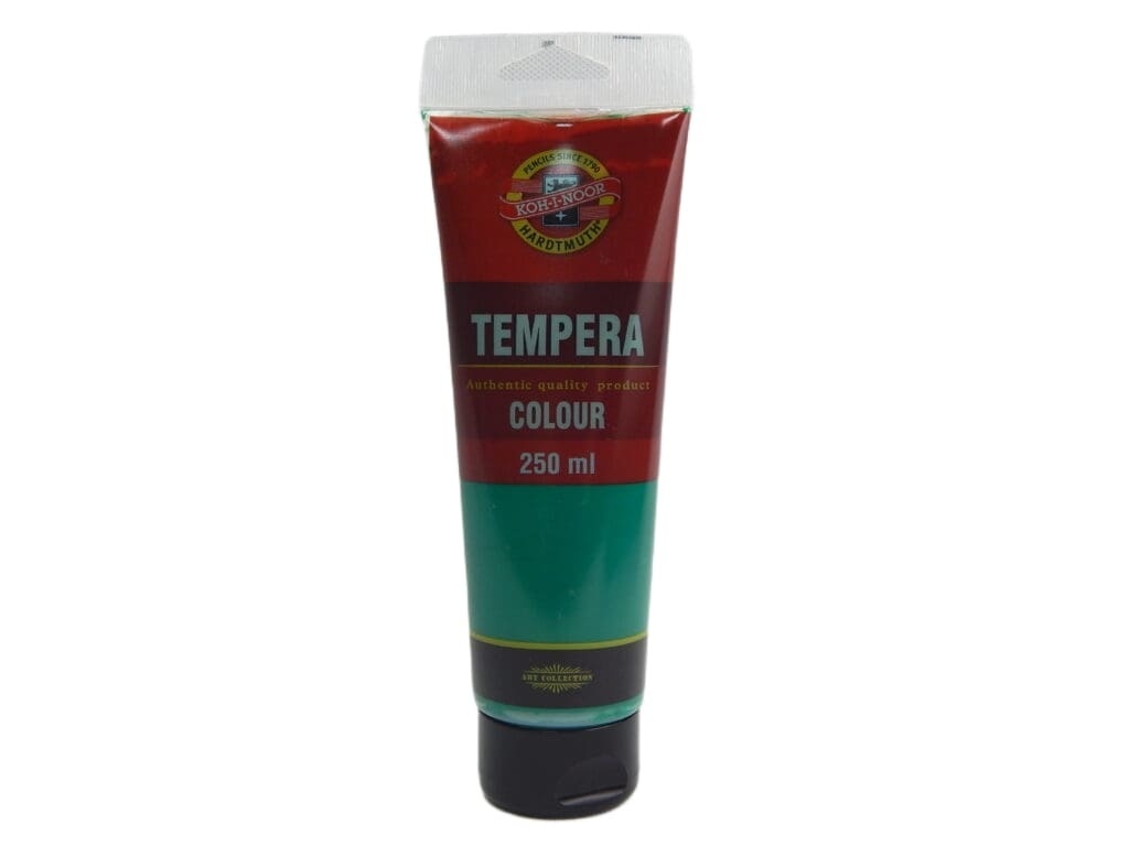 Temperová barva - zeleň tmavá / tuba 250 ml
