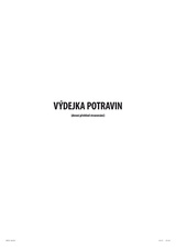 Výdejky potravin a denní přehled stravování A3 / 130 listů