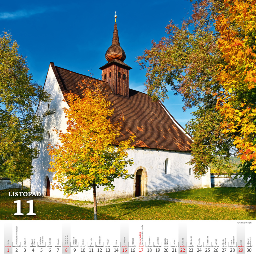Kalendář nástěnný Krásy venkova / N174