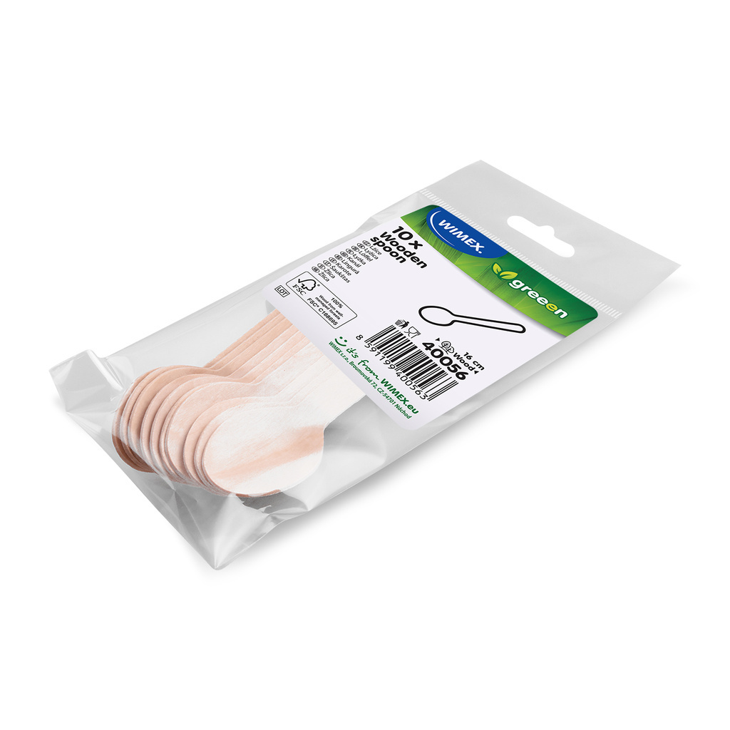 Lžíče dřevěná - 11 cm / 10 ks