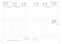 Diář FLEXIES - A5 / týdenní / modrá