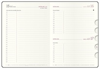 Diář MAXIM - B5 / denní / hnědá