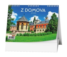 Kalendář stolní obrázkový Z domova / BSH1