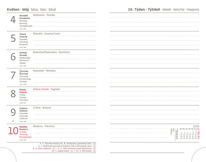 Diář FLEXIES - A5 / týdenní / tmavě modrá