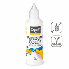 Barva na sklo Creall Widow Color - 80 ml / bílá