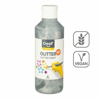 Barva Creall Glitter  - 250 ml / stříbrná