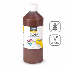 Barva s vysokým leskem Creall Gloss - 500 ml / tmavě hnědá