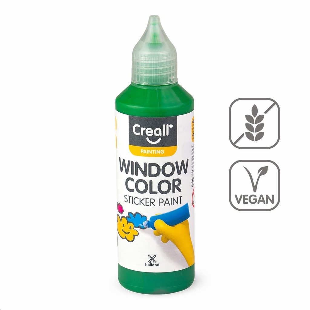 Barva na sklo Creall Widow Color - 80 ml / zelená