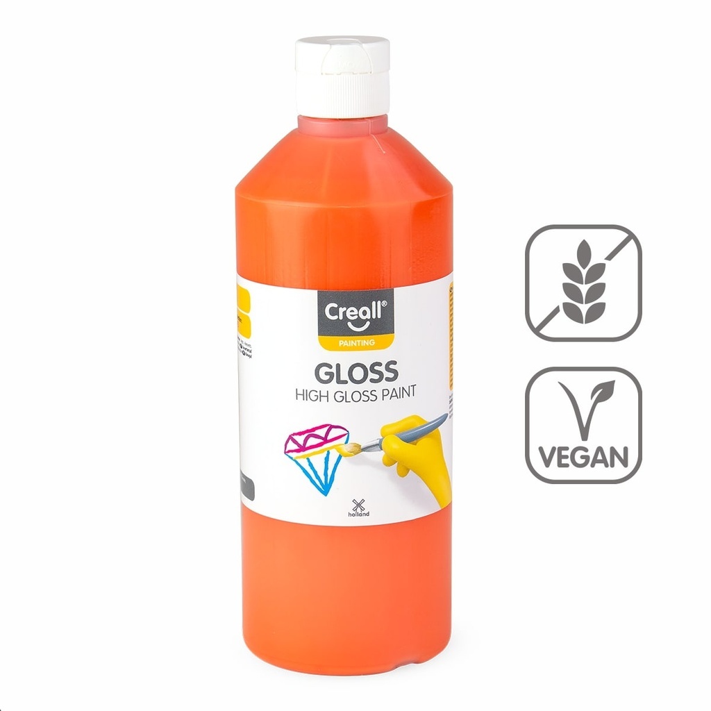 Barva s vysokým leskem Creall Gloss - 500 ml / oranžová