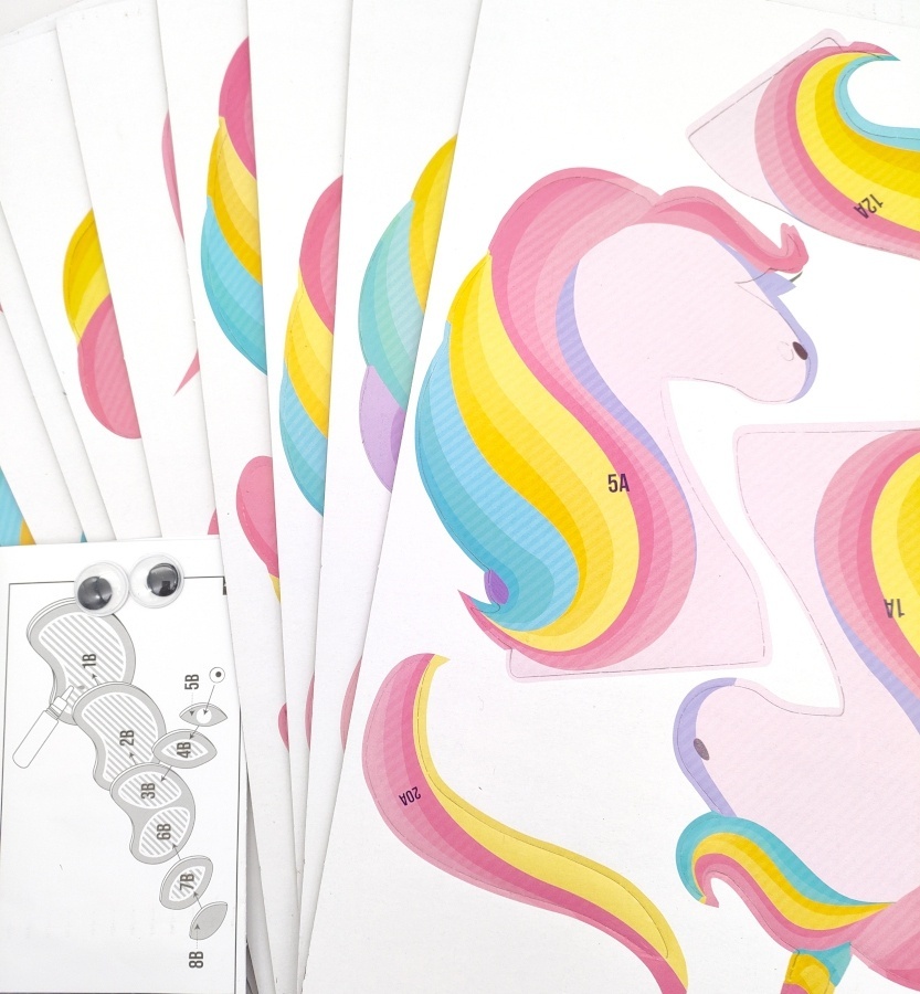 Stavebnice kartonová 3D Concorde - Jednorožec