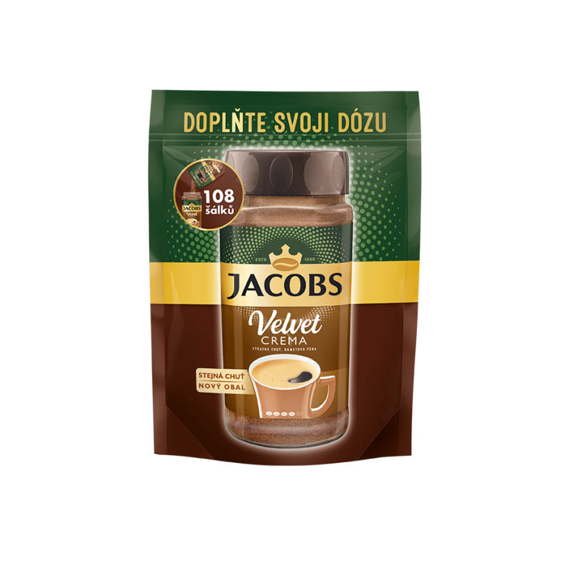 Náhradní náplň káva Jacobs Velvet / 180 g