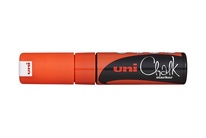 Popisovač křídový UNI Chalk Marker PWE-8K / fluo oranžová