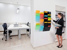 Držáky na prospekty Flexiboxx - 12 / A4 / černý / na výšku