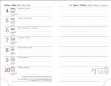 Diář VARIO - týdenní kapesní / Wildflowers