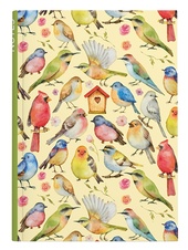 Kniha záznamní A5 - linka / 100 l / ptáčci