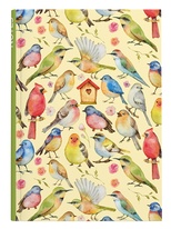 Kniha záznamní A5 - linka / 100 l / ptáčci