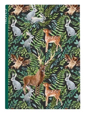 Kniha záznamní A5 - linka / 100 l / les