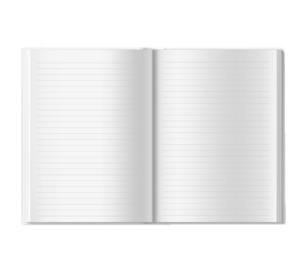 Kniha záznamní A5 - linka / 100 l / les