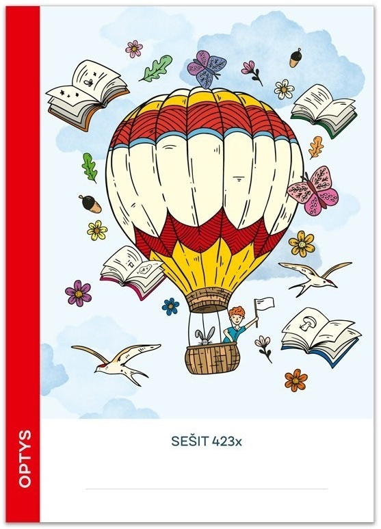 Sešit speciální 423x A4 linka čistý