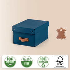 Úložný box Leitz Puro S - modrá / 2 ks