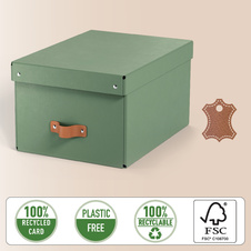 Úložný box Leitz Puro M - zelená / 2 ks