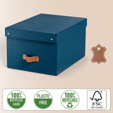 Úložný box Leitz Puro M - modrá / 2 ks