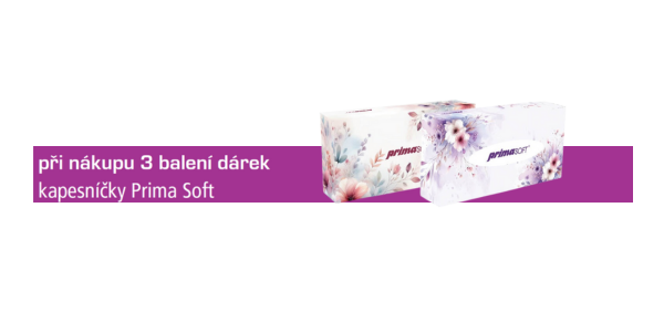 Toaletní papír PrimaSOFT MAXI 60m - 2-vrstvý / 8 rolí