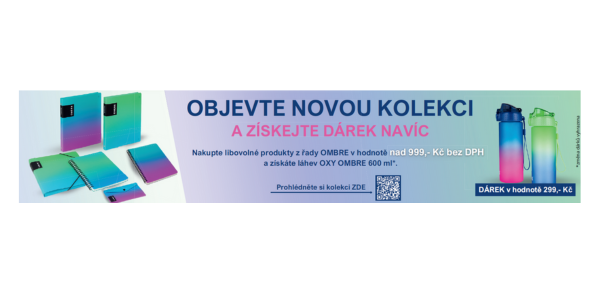 Desky s drukem A4 OMBRE - zelená