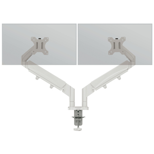 Prostorově úsporné rameno Leitz Ergo pro dva monitory