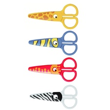 Nůžky KeyRoad dětské plastové Zvířátka barevný mix