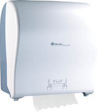 Zásobník Automatic na ručníky v rolích - Merida SOLID CUT / bílá