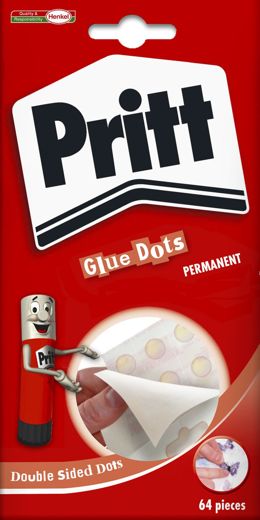 Lepicí hmoty Pritt - Pritt Lepicí kolečka / 64 ks